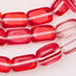 Blood Moon | .925 Sterling Silver | Galaxy Glass Pebble Bracelet